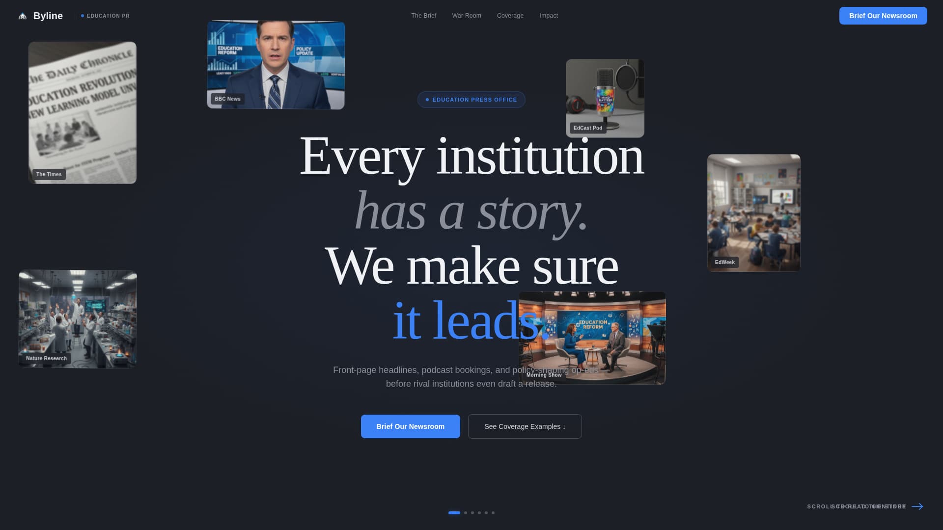 Education Marketing & Agency Education Website Template