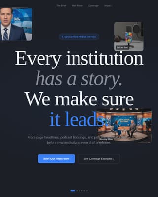 Byline - Powerful Education PR Landing Page Template