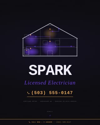 Spark - Powerful Electrician Landing Page Template