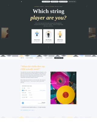 Music & Performing Arts School Specialist Booking Website Template