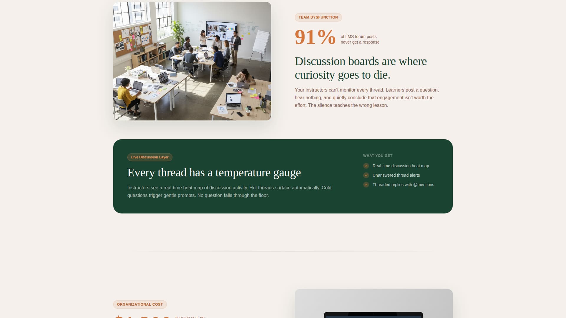 Hearth - Engaging Edtech Landing Page Template