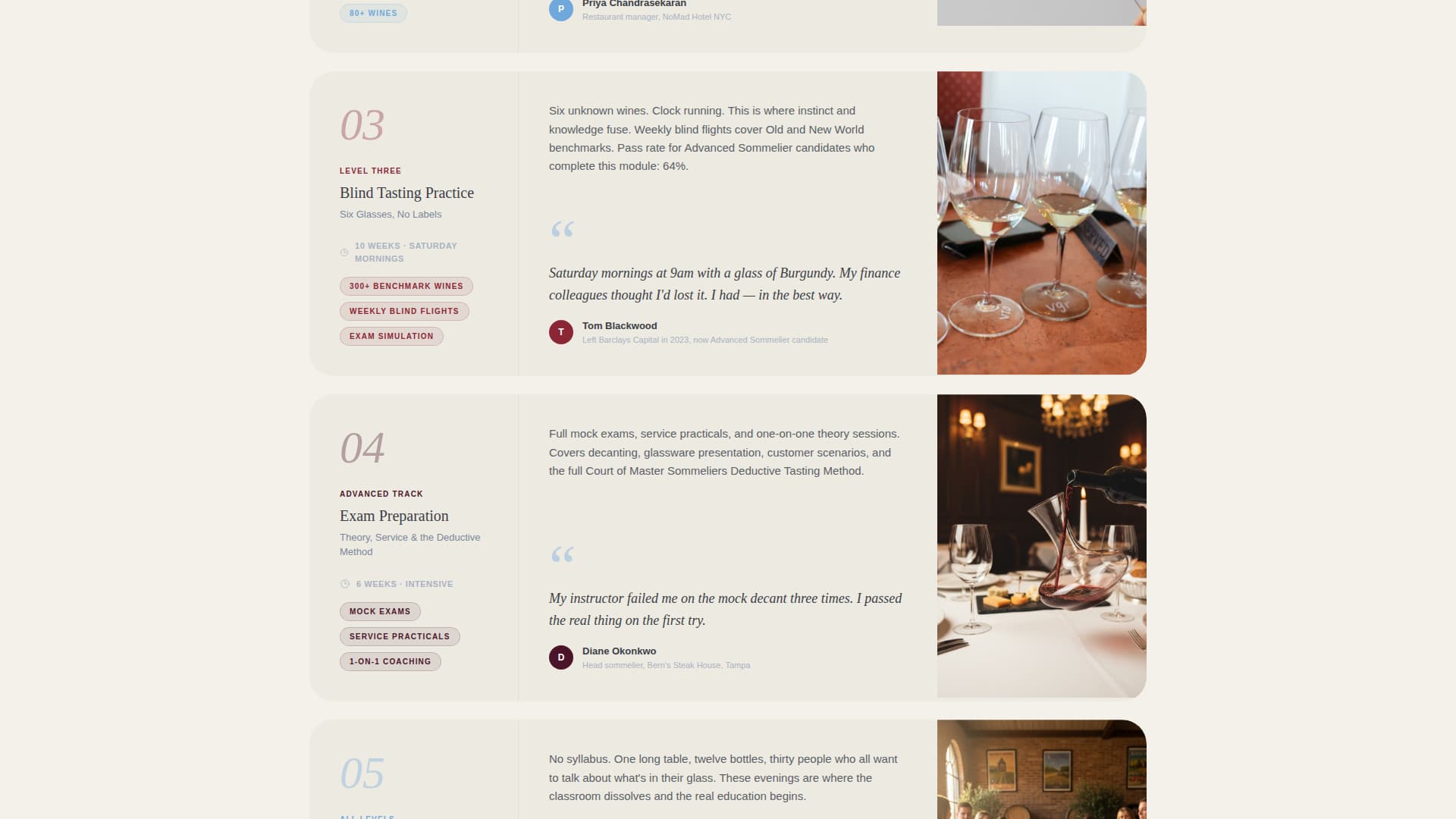 Sommelier - Prestigious Winecertification Landing Page Template
