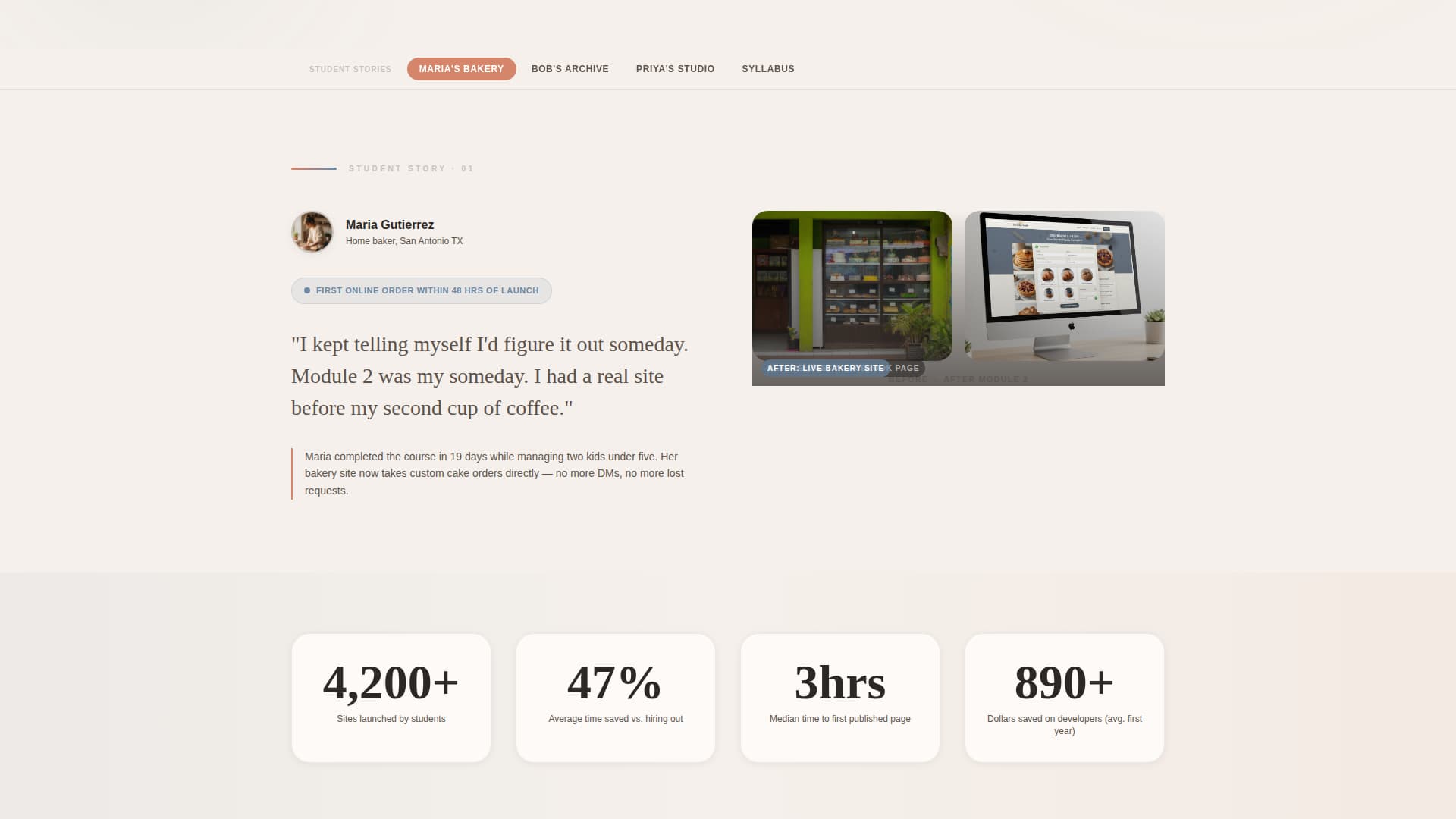 Starter - Beginner WordPress Landing Page Template