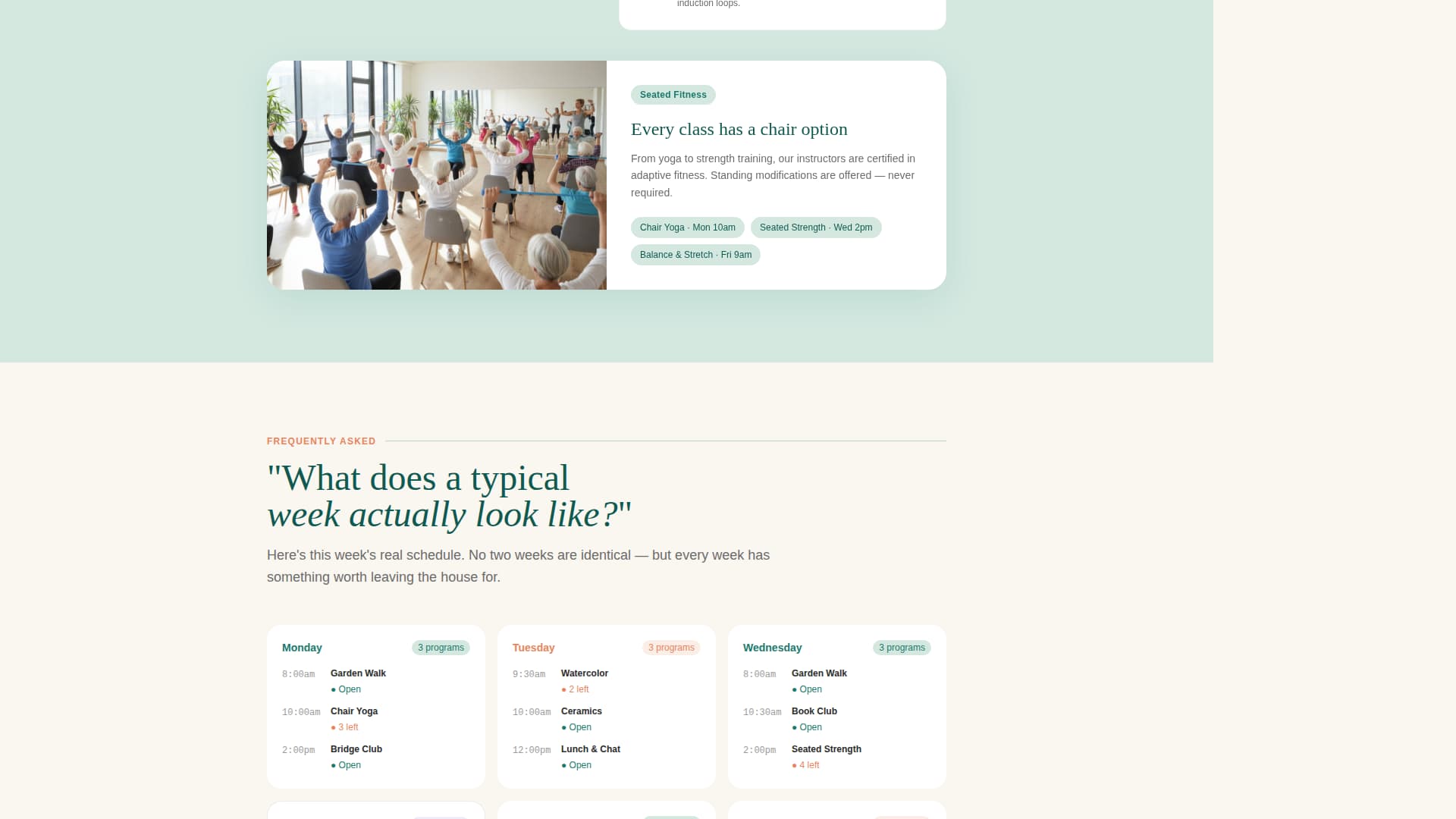 Gather - Welcoming Seniorcommunity Landing Page Template