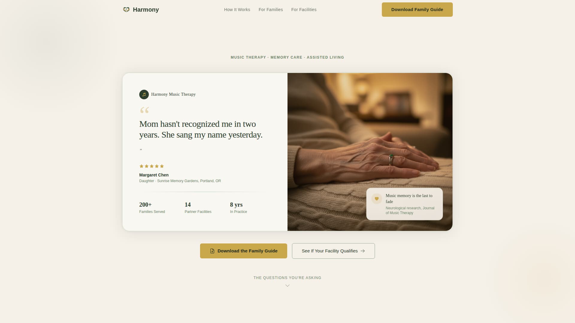 Senior - Premium Music Landing Page Template