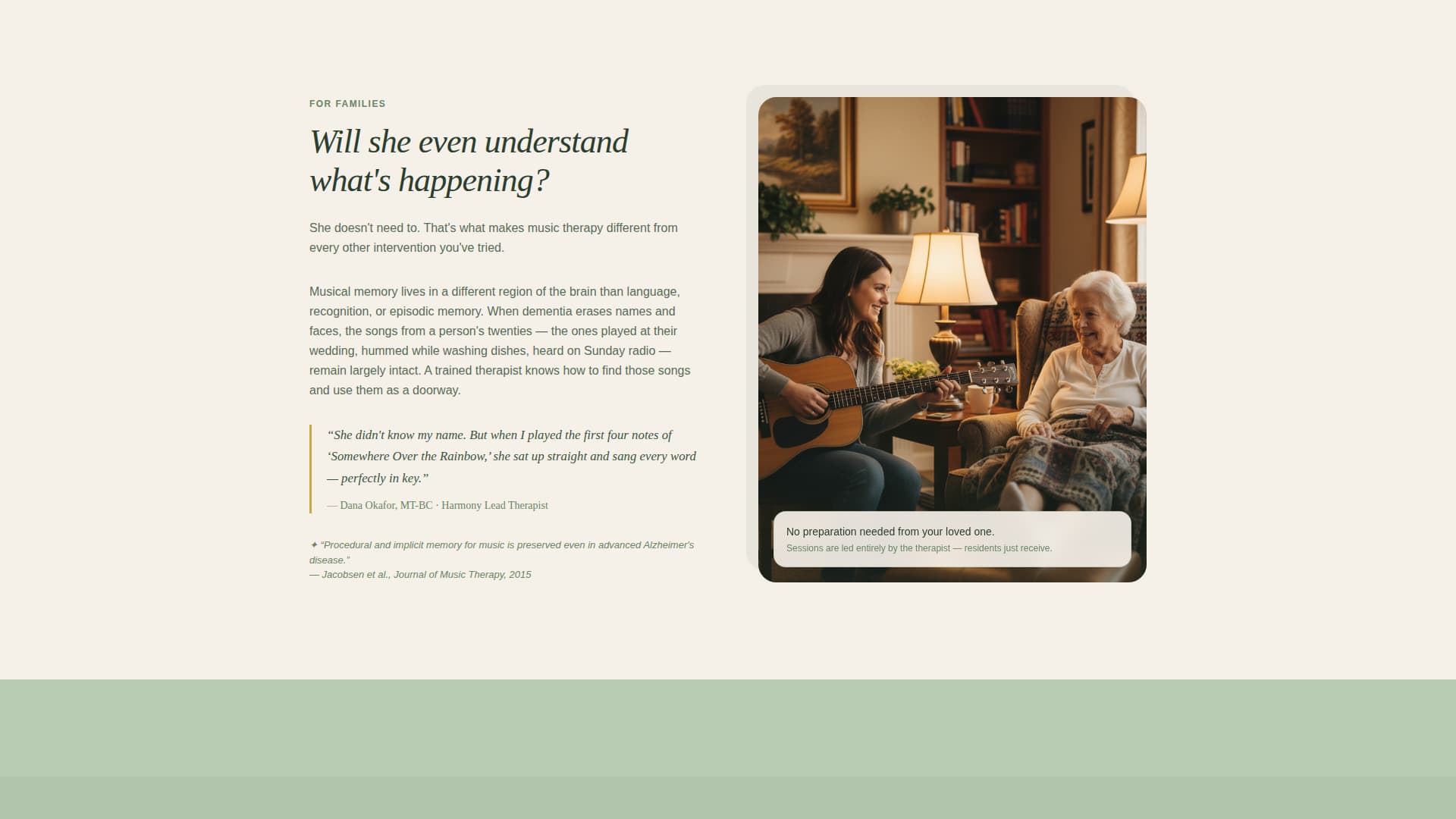 Senior - Premium Music Landing Page Template