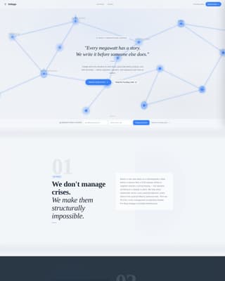Voltage - Electric Energy PR Landing Page Template