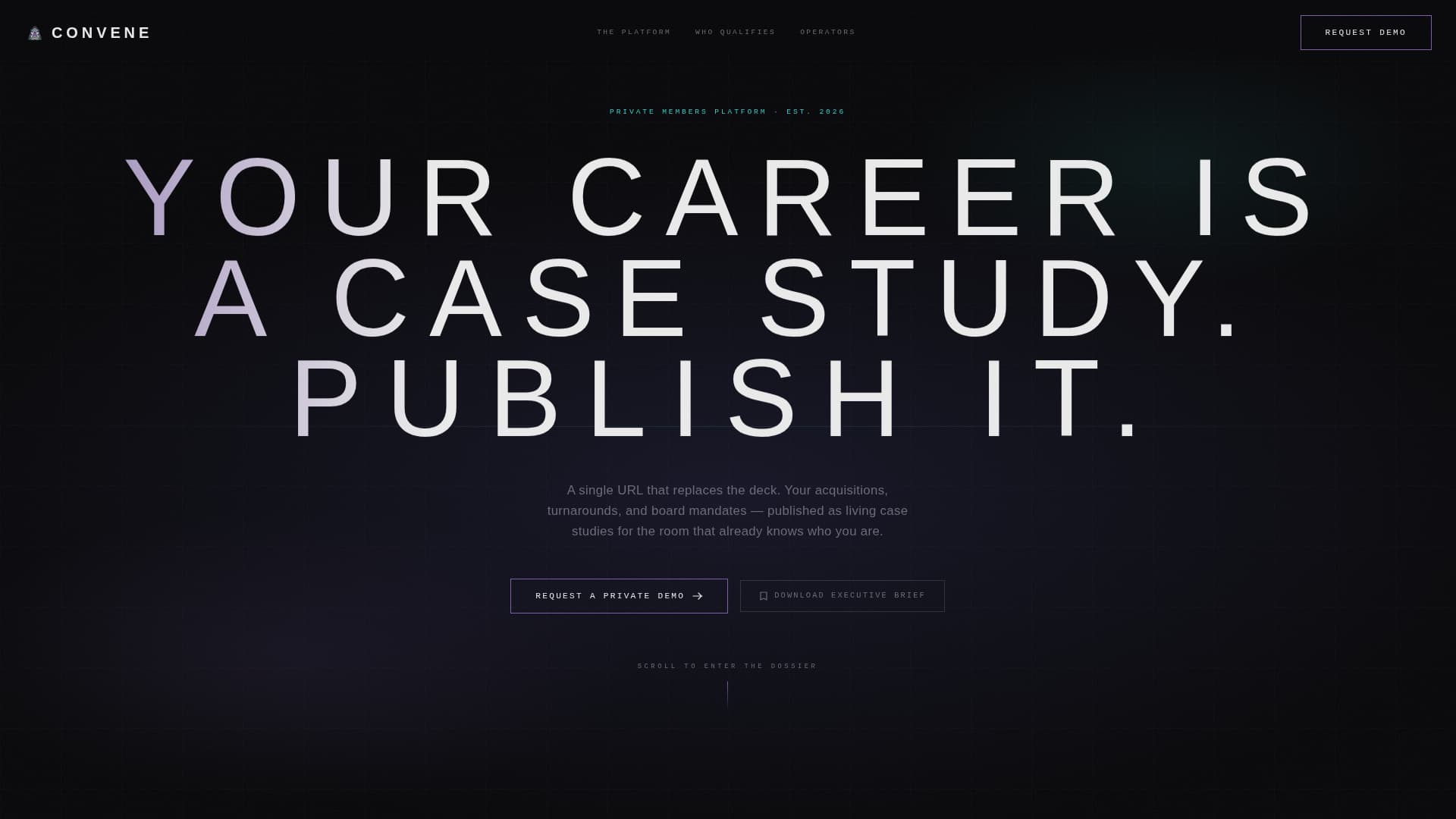 Specialist Executive & C-Suite Career Careers & Recruitment Website Template