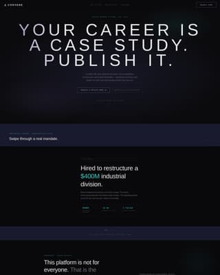 Specialist Executive & C-Suite Career Careers & Recruitment Website Template