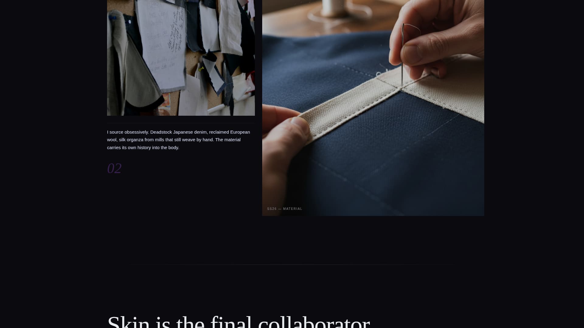 Fashion Designer Portfolio Directory Website Template