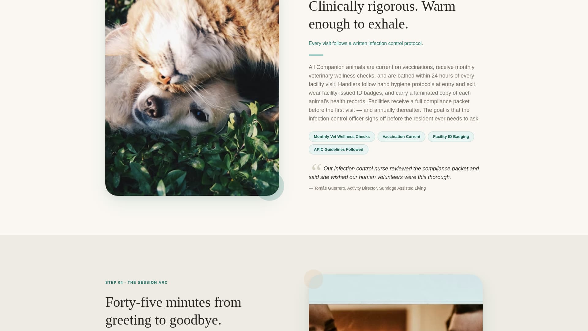 Companion - Trusted Seniorpet Landing Page Template