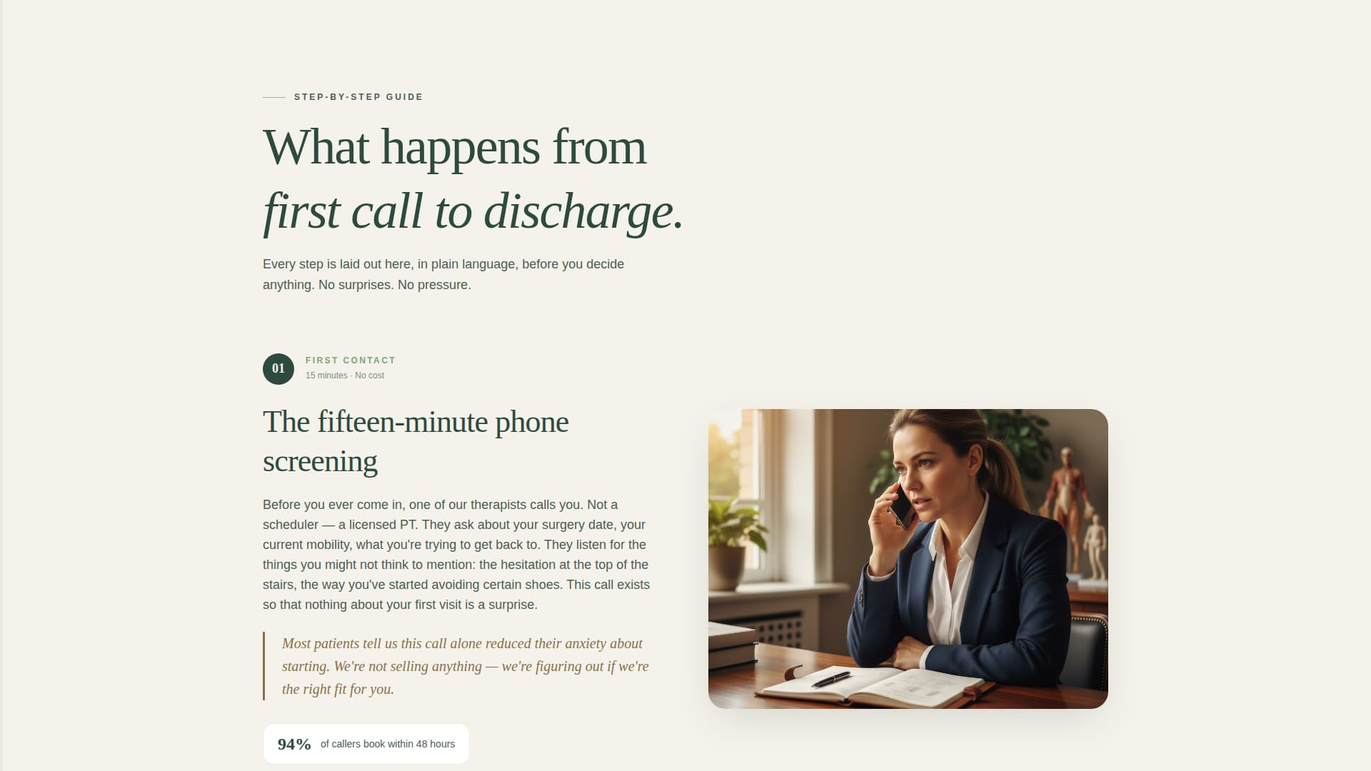 Stride - Trusted Seniortherapy Landing Page Template