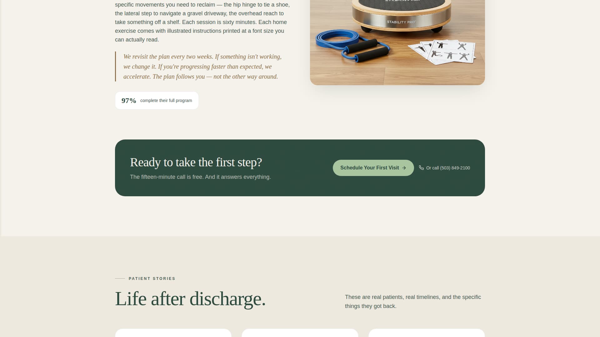 Stride - Trusted Seniortherapy Landing Page Template
