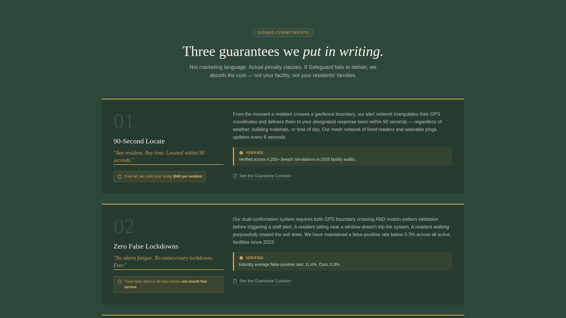 Safeguard - Trusted Memorycare Landing Page Template
