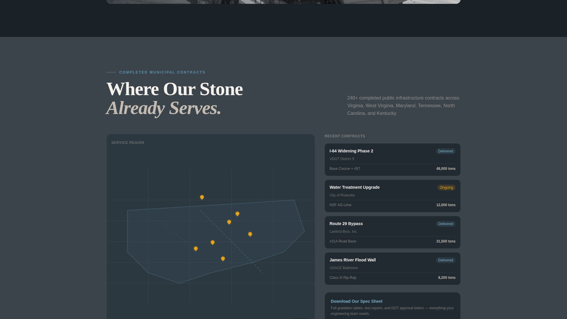 Quarry - Powerful Limestone Landing Page Template