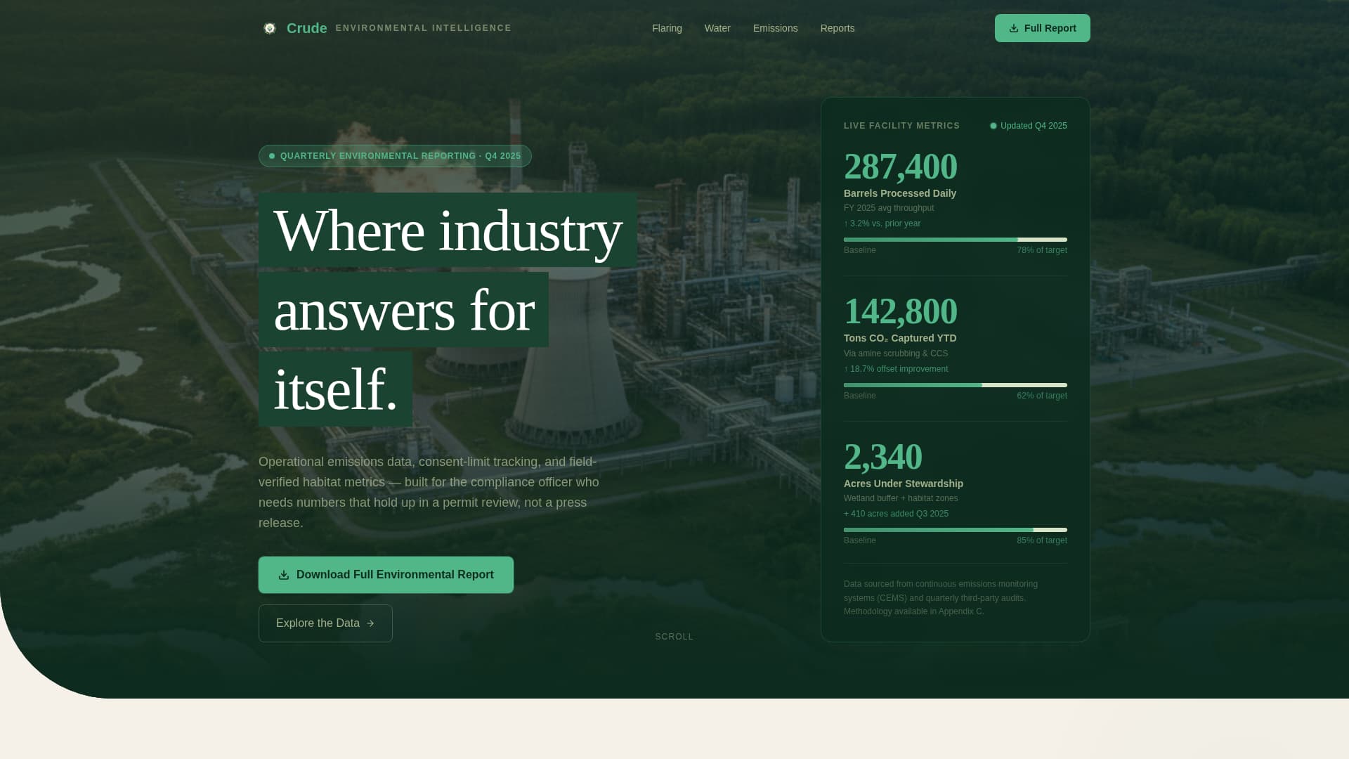 Oil & Gas Specialist Professional Website Template