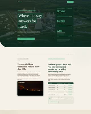 Oil & Gas Specialist Professional Website Template