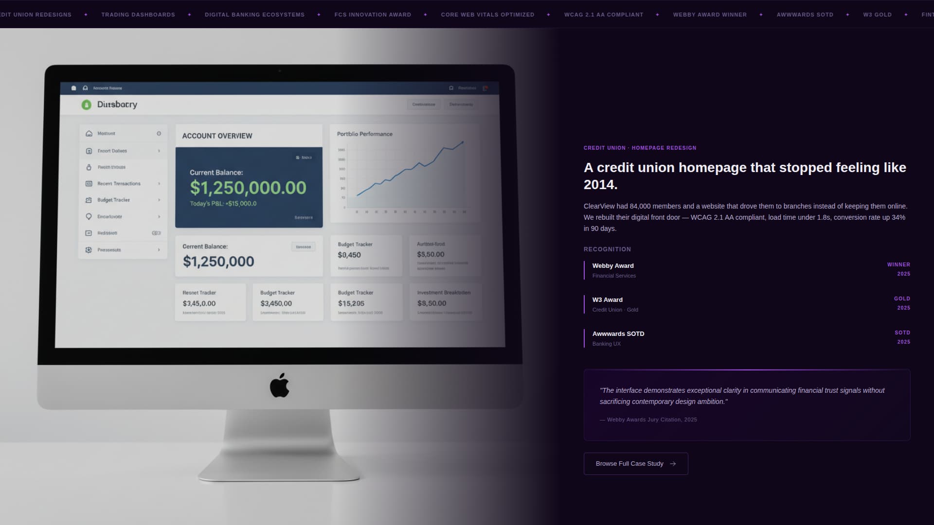 Folio - Awardwinning Fintech Landing Page Template