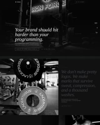 Forge - Powerful Fitnessbranding Landing Page Template