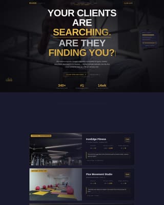 Rank - Dominant Fitness Landing Page Template