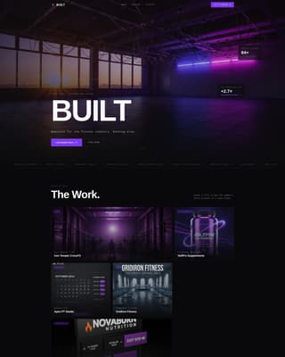 Built - Bold Fitness Agency Landing Page Template