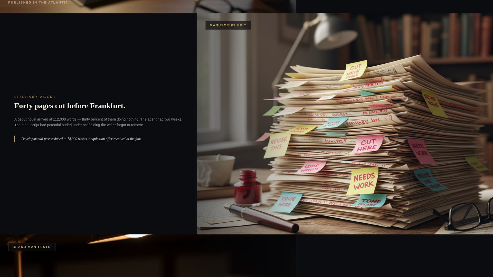 Byline - Compelling Freelancewriter Landing Page Template