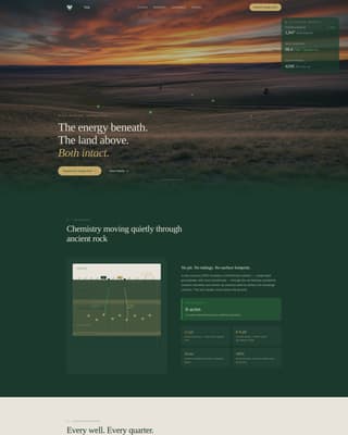 Uranium - Modern Mining Landing Page Template