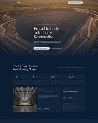 Seam - Authoritative Zinclead Landing Page Template
