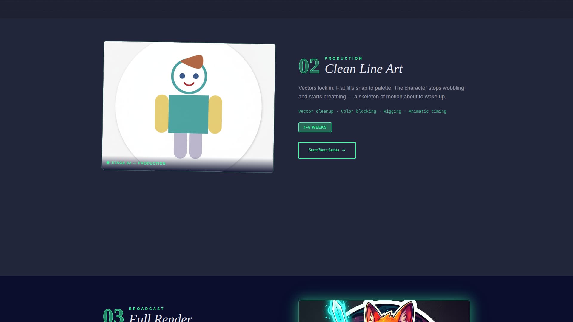 Animate - Luminous Animation Landing Page Template