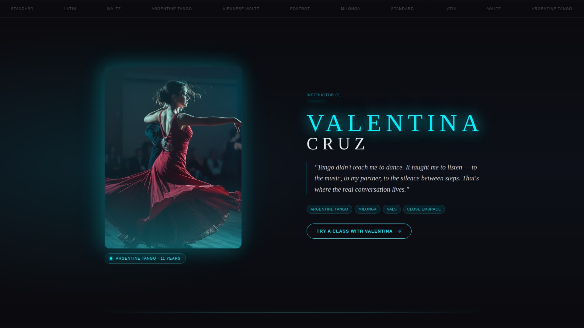 Pulse - Electric Ballroom Landing Page Template