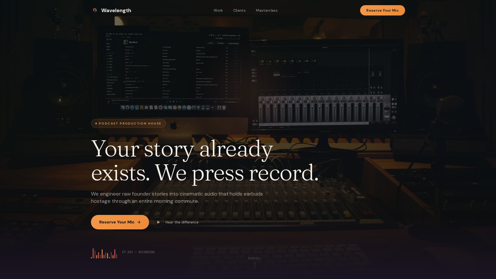 Content Creator Professional Website Template
