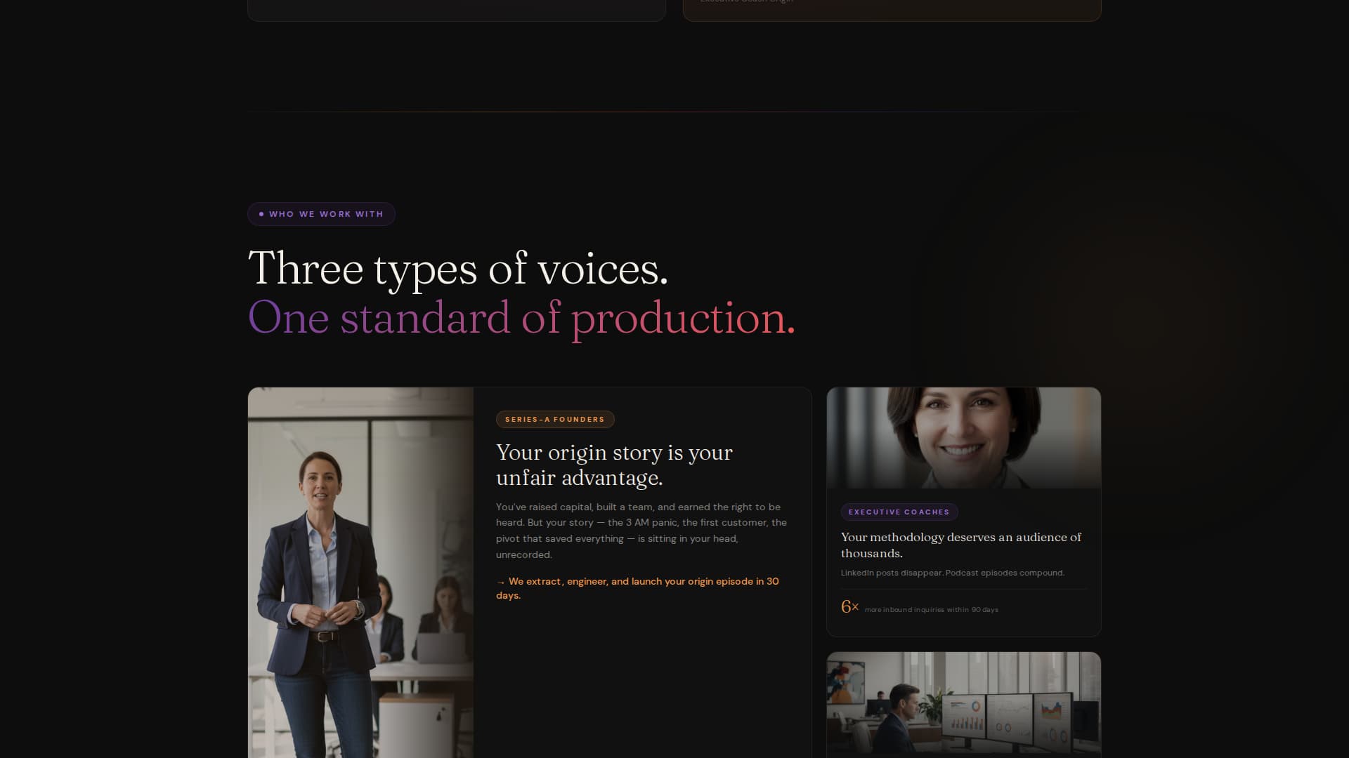 Content Creator Professional Website Template
