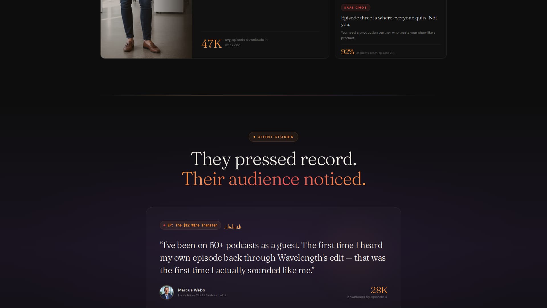 Content Creator Professional Website Template