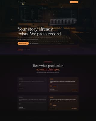 Content Creator Professional Website Template