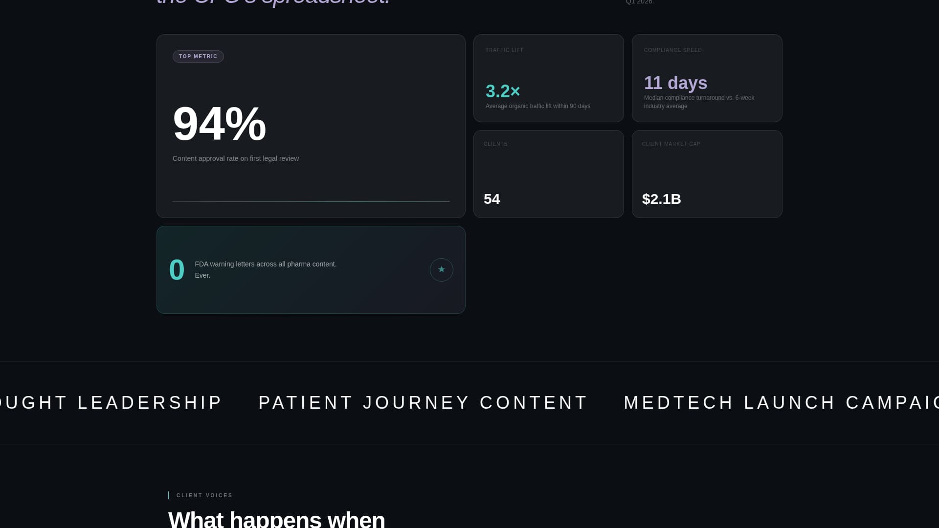 Pulse - Iridescent Healthcare Landing Page Template