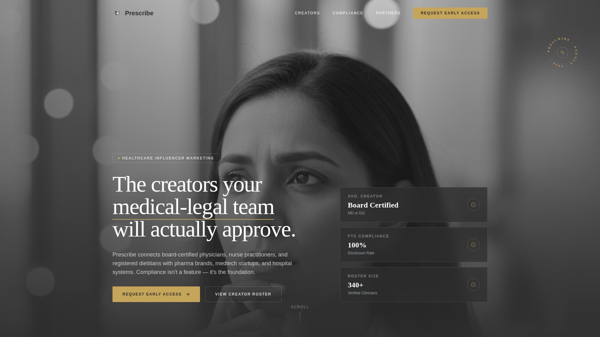 Prescribe - Authoritative Healthcare Landing Page Template