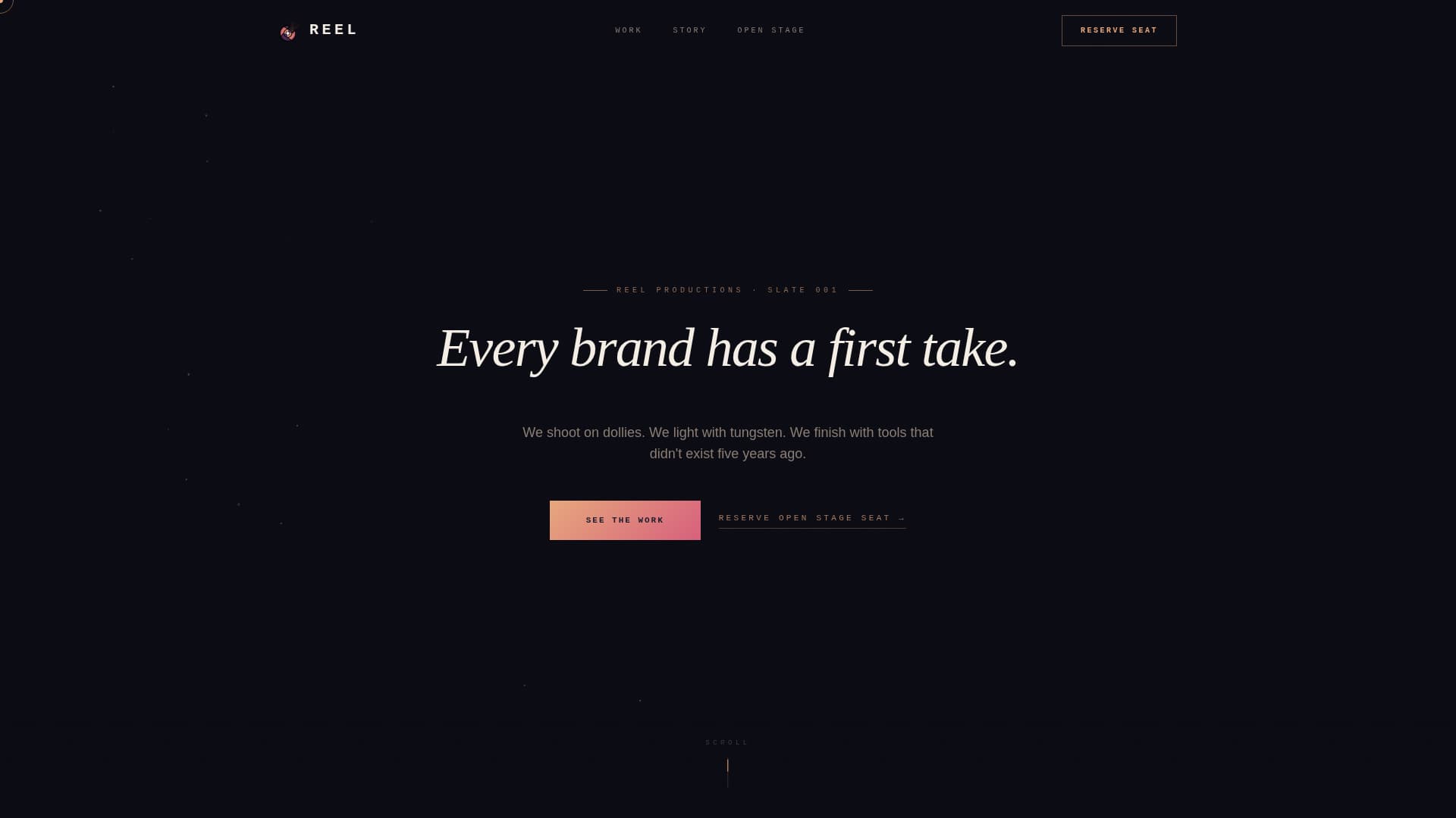 Film & Video Production Professional Website Template
