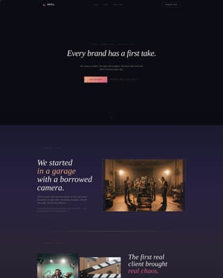 Film & Video Production Professional Website Template