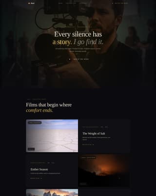 Film & Video Production Professional Website Template