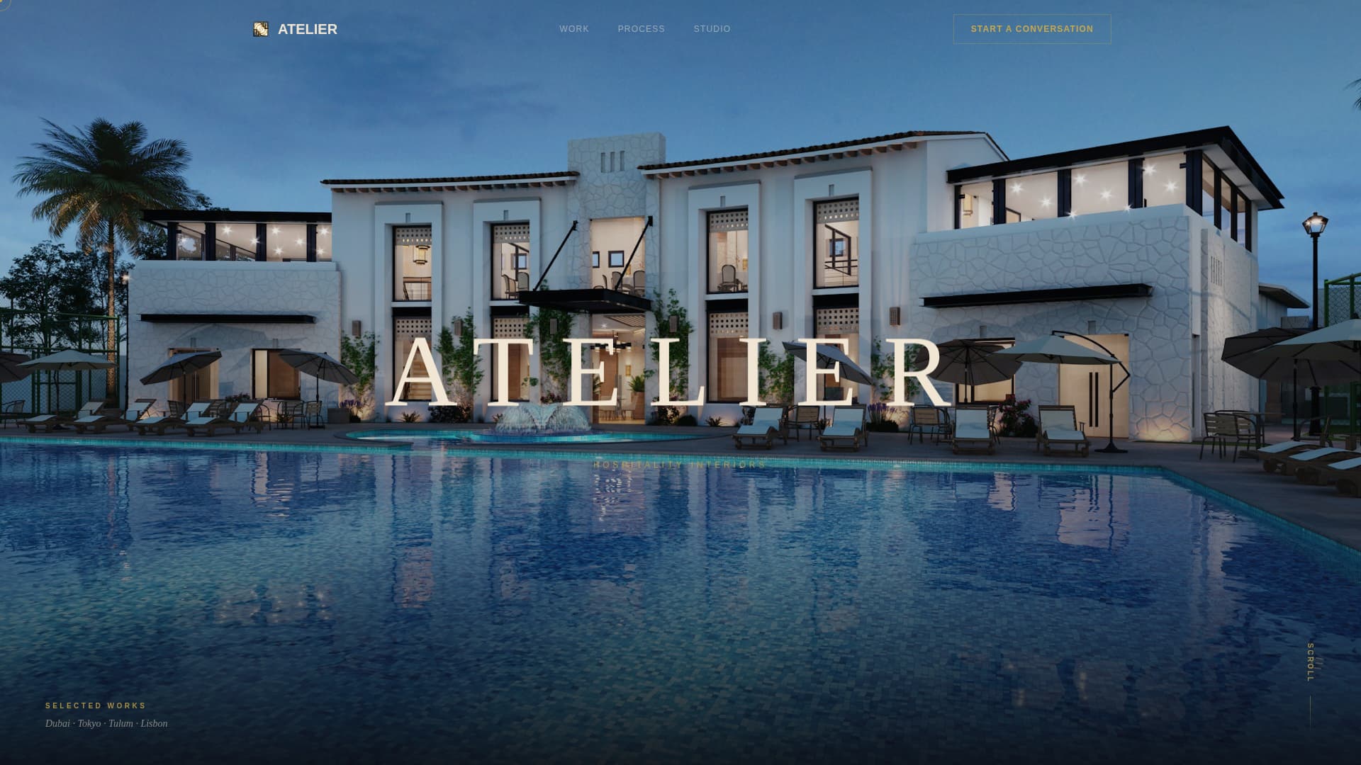 Architecture & Interiors Portfolio Specialist Portfolio Website Template