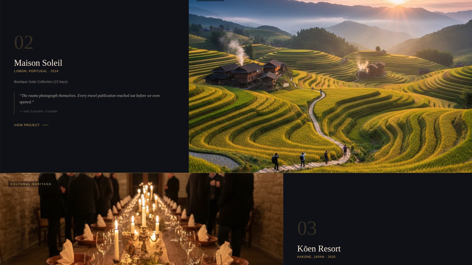 Architecture & Interiors Portfolio Specialist Portfolio Website Template