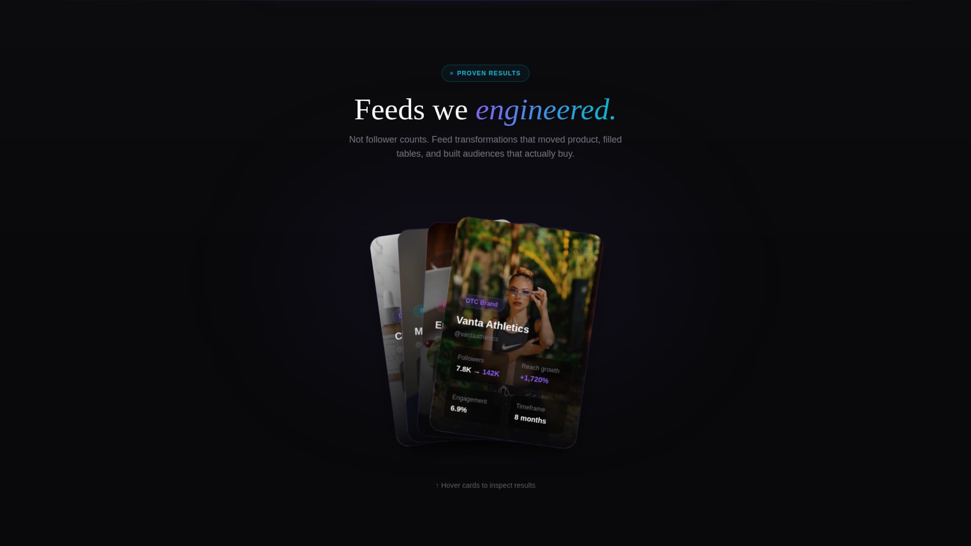 Instagram Marketing Agency Website Template