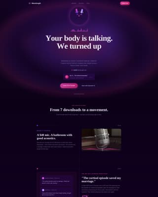 Podcast & Radio Show Reviews Website Template