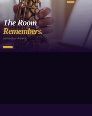 Musician & Band Booking Website Template