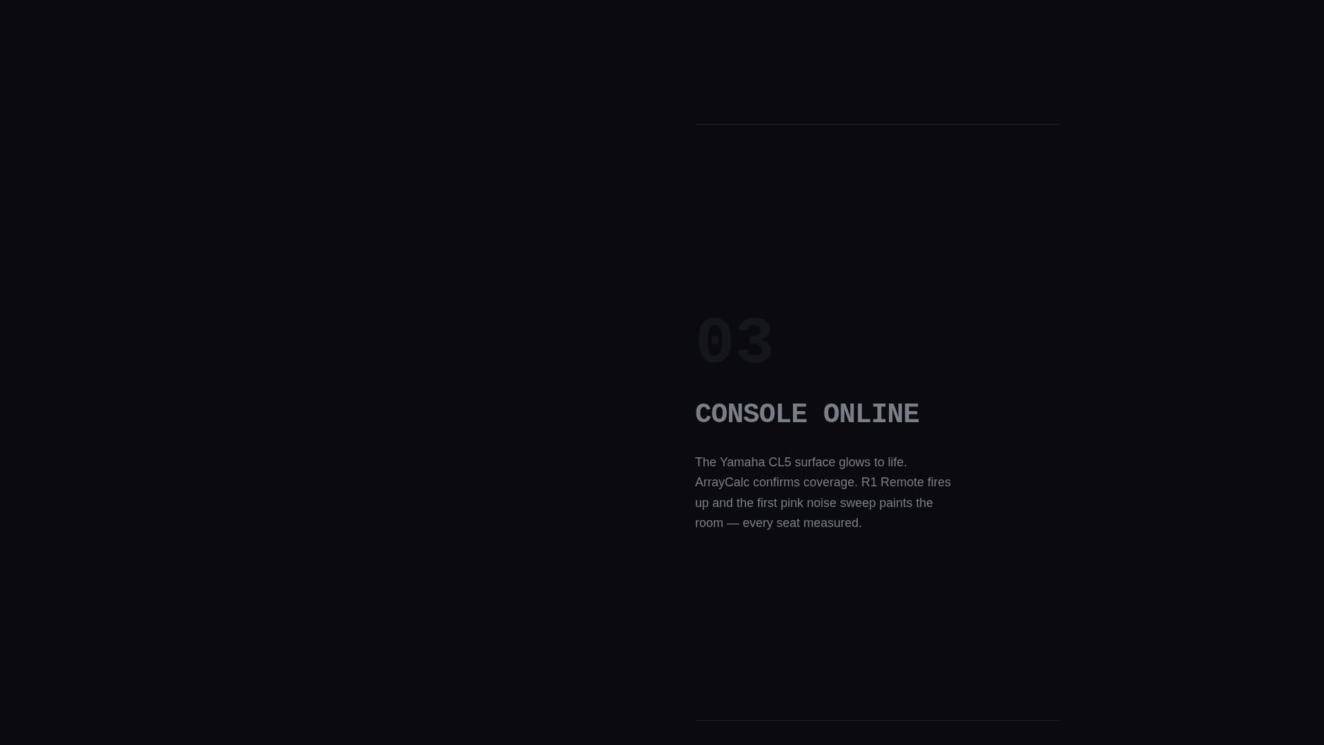 Sound & Audio Production Booking Website Template