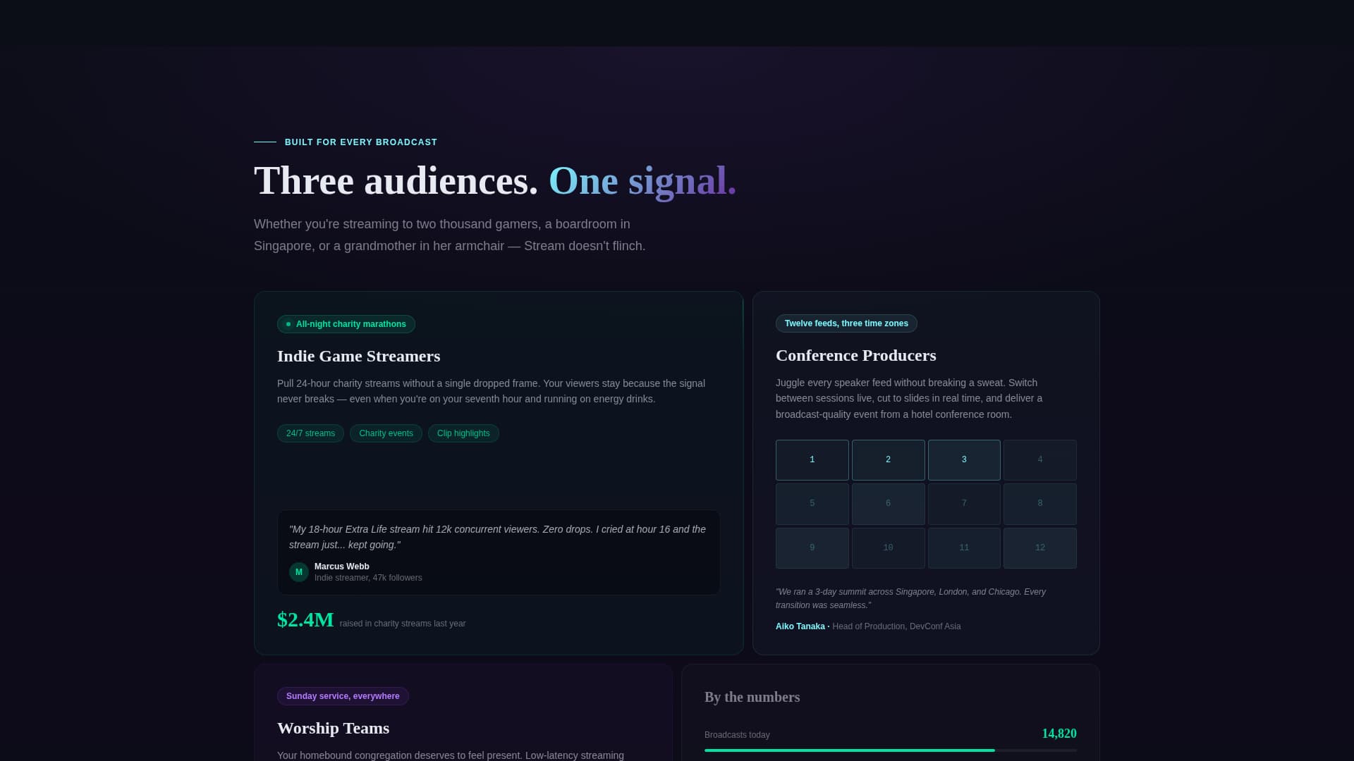 Streaming & OTT Platform Professional Website Template