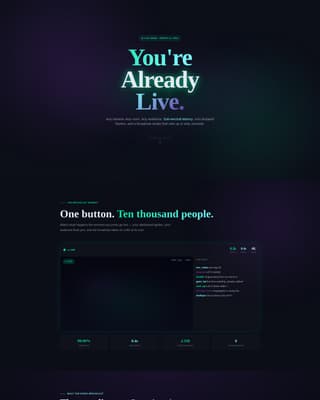 Streaming & OTT Platform Professional Website Template