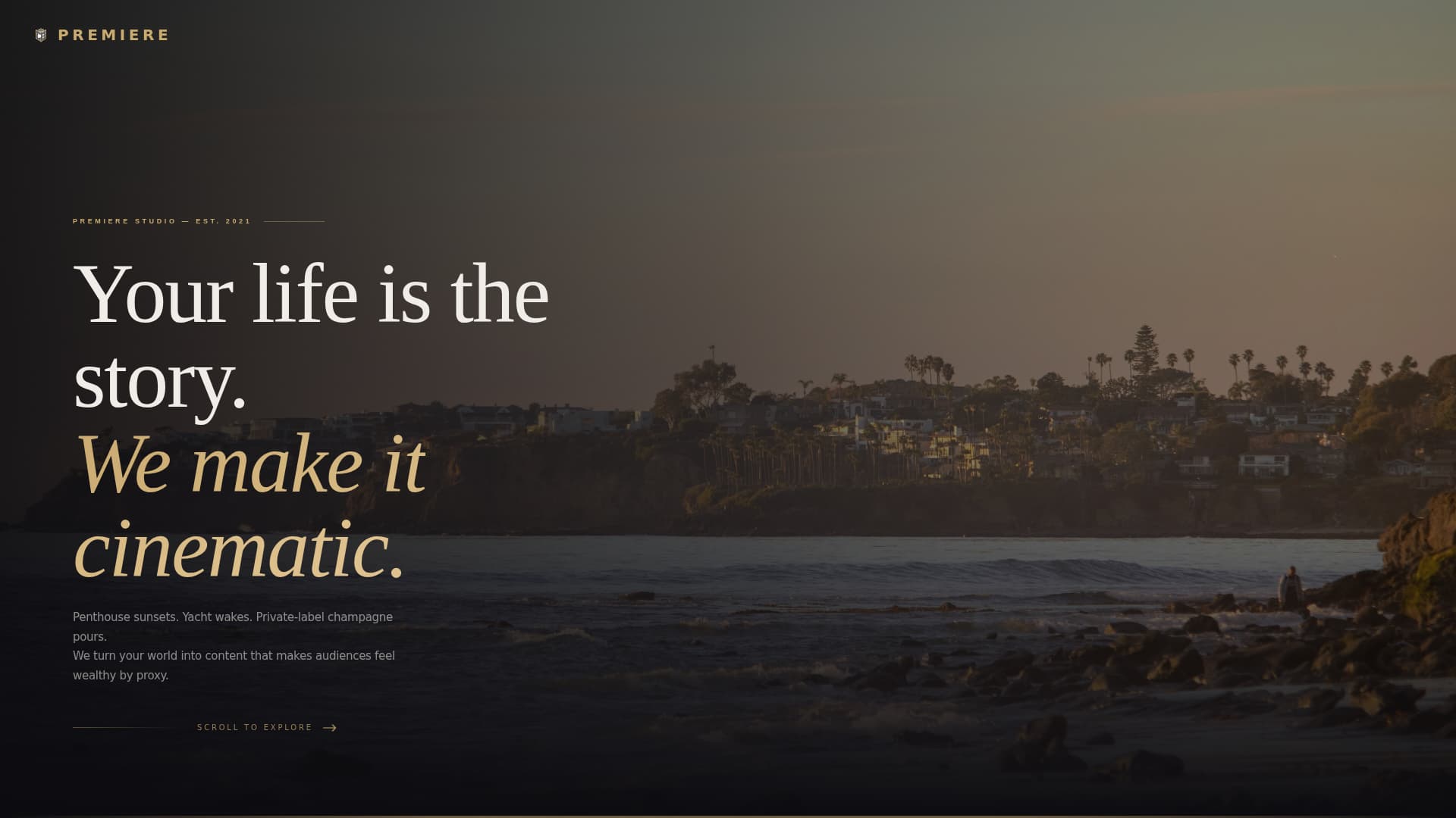 Content Creator Advanced Professional Website Template