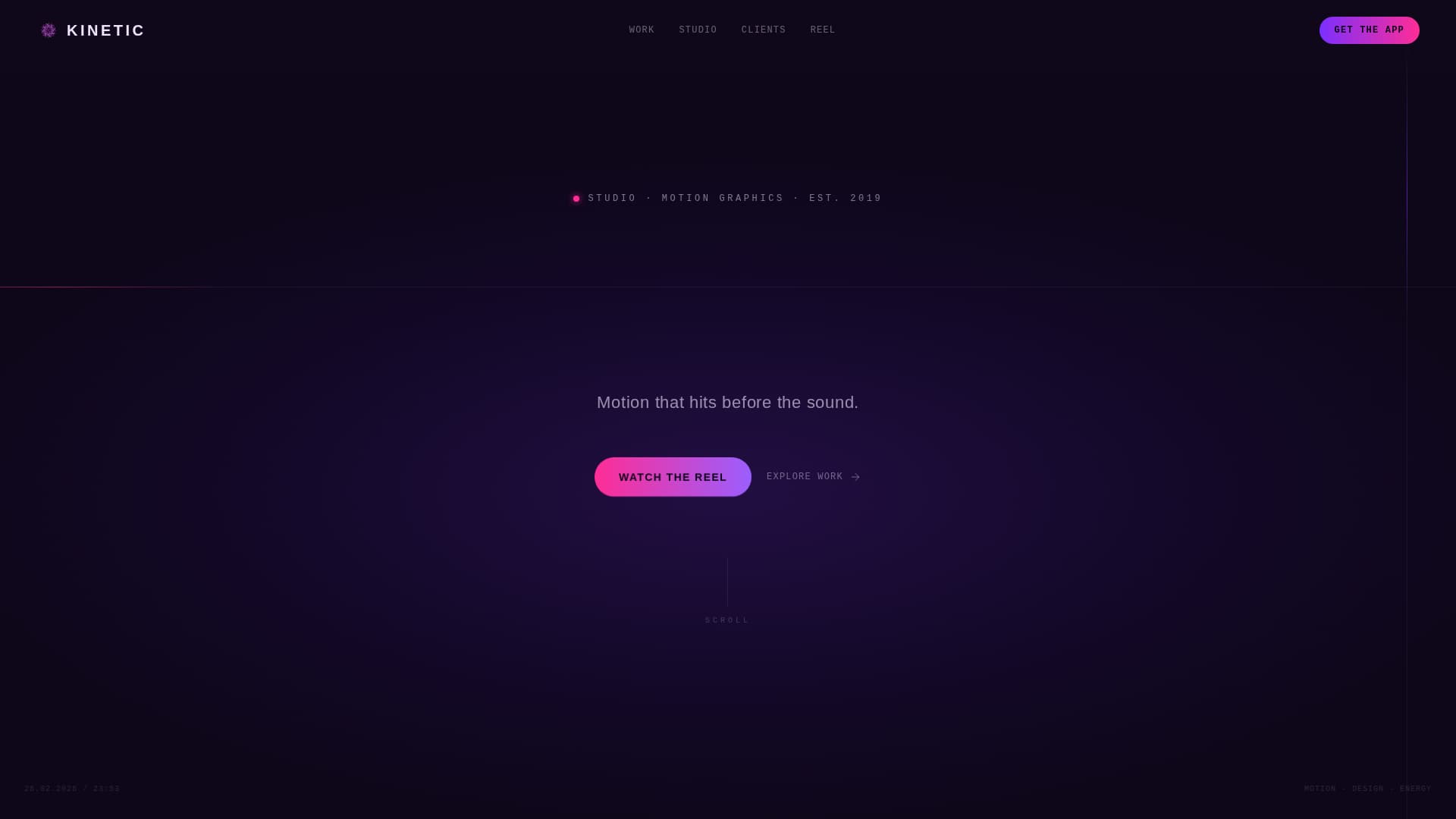 Animation & VFX Studio Professional Website Template