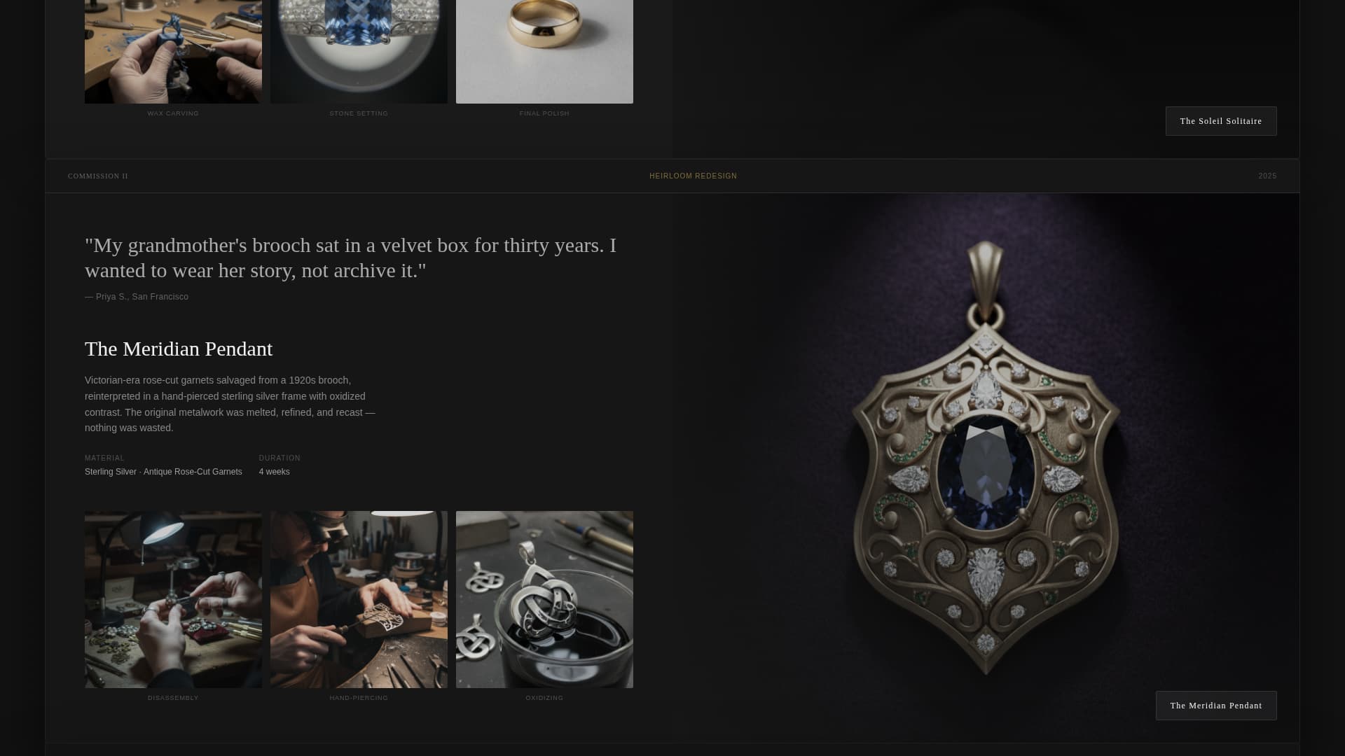 Facet - Gleaming Jeweler Landing Page Template